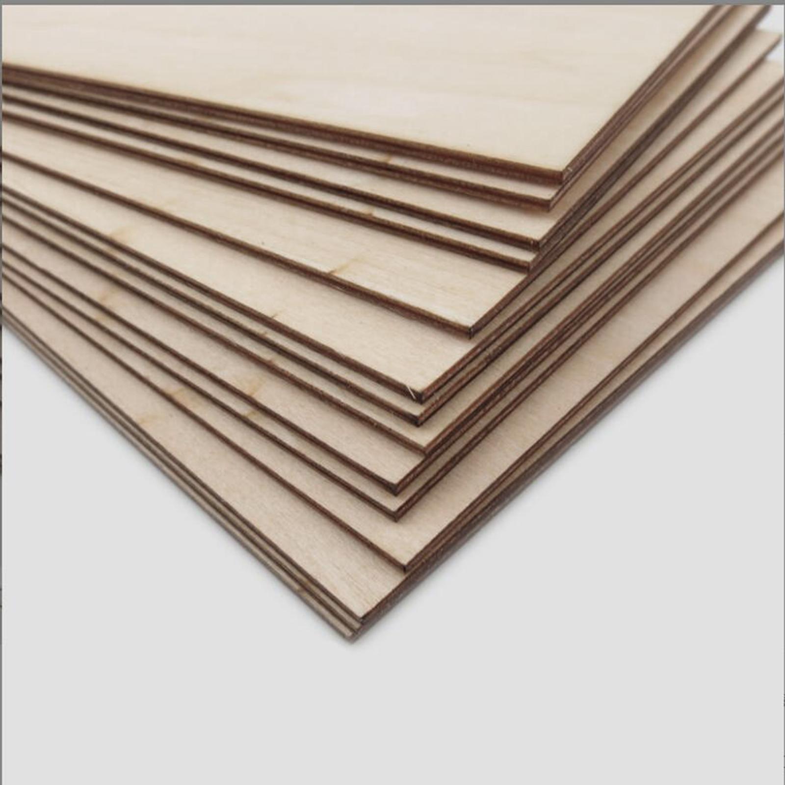 Art Craft House Making - 10Pcs Wood Sheets Unfinished Board Arts