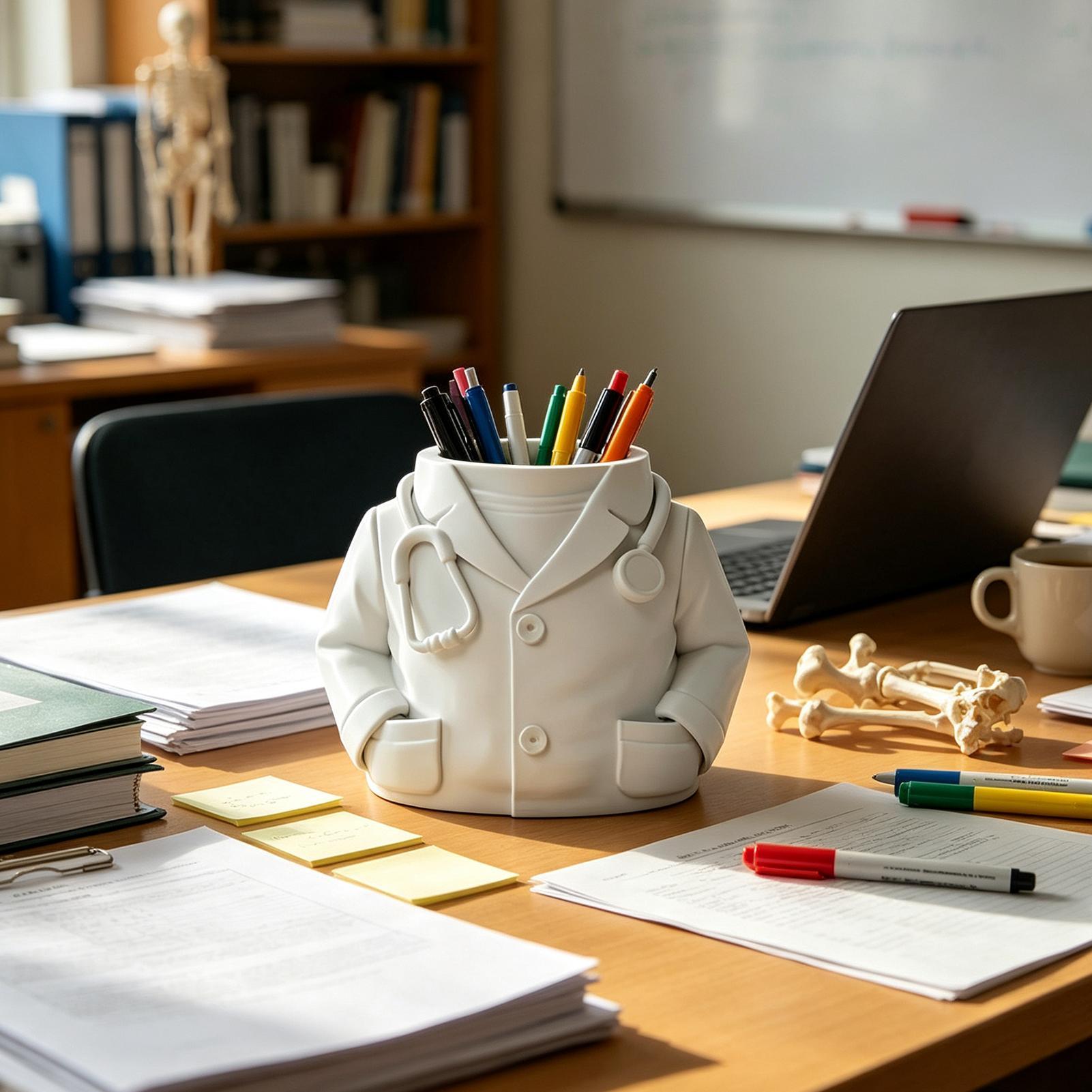 Art Craft Stationery - Desktop Art 3D Printed Doctor Coat