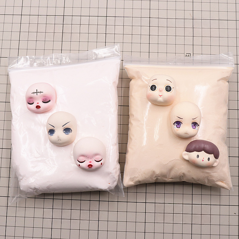 Air Dry Clay - 100g/bag White/Pink Skin Tone Super Light