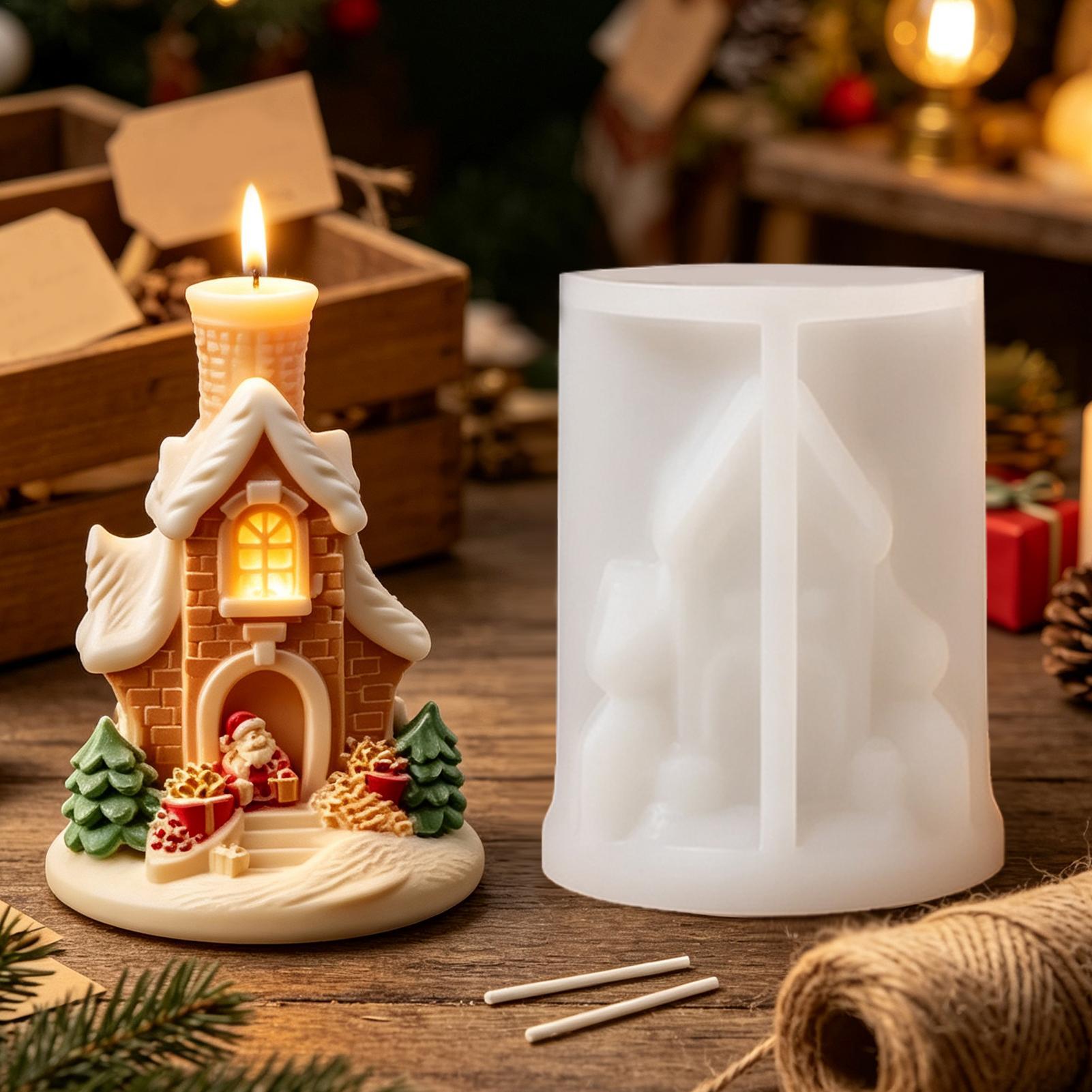 Art Craft Village - 3D Snow Village Soap Making Mould