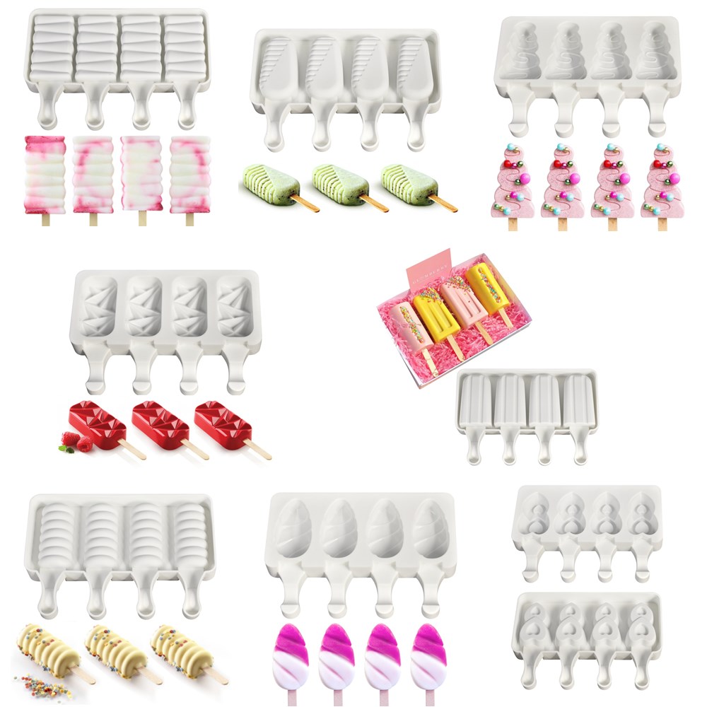 Art Craft Ice Cream - Various Shapes Ice Cream Silicone Cake