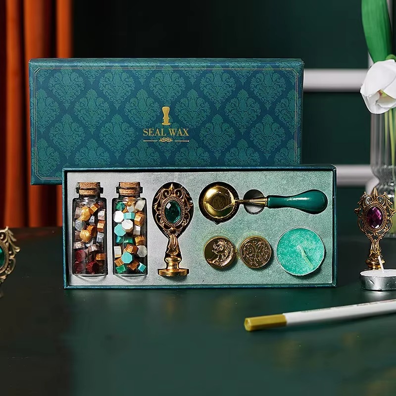 Batik Wax Kit - Wax Seal Stamp Set Vintage Kit
