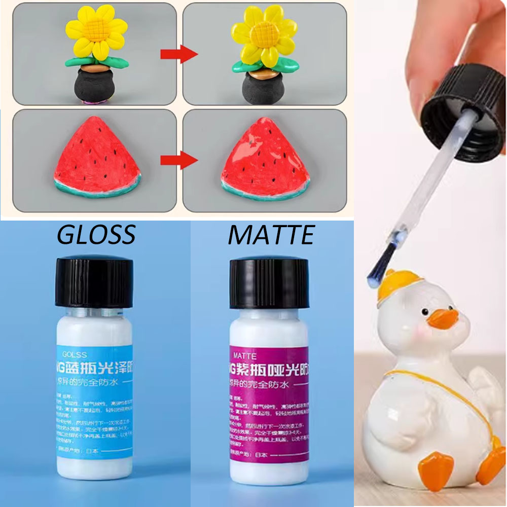 Air Dry Clay - 10ML Air Dry Clay Glaze, Air
