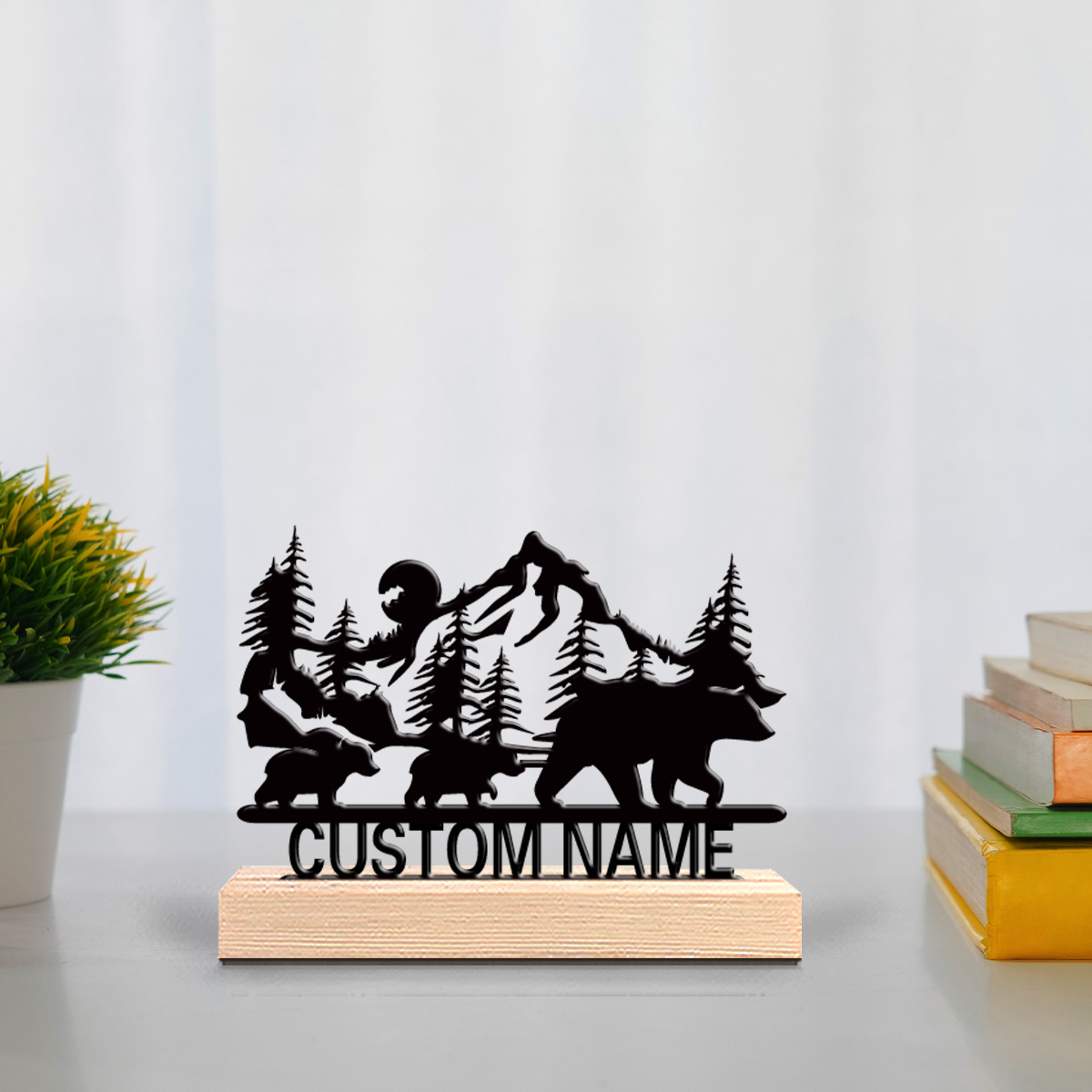 Art Craft Usa - 1pc Creative nature view Custom Letter