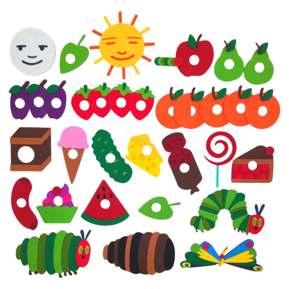 Art Craft For Preschoolers - Hungry Caterpillar Toy English Picture Books