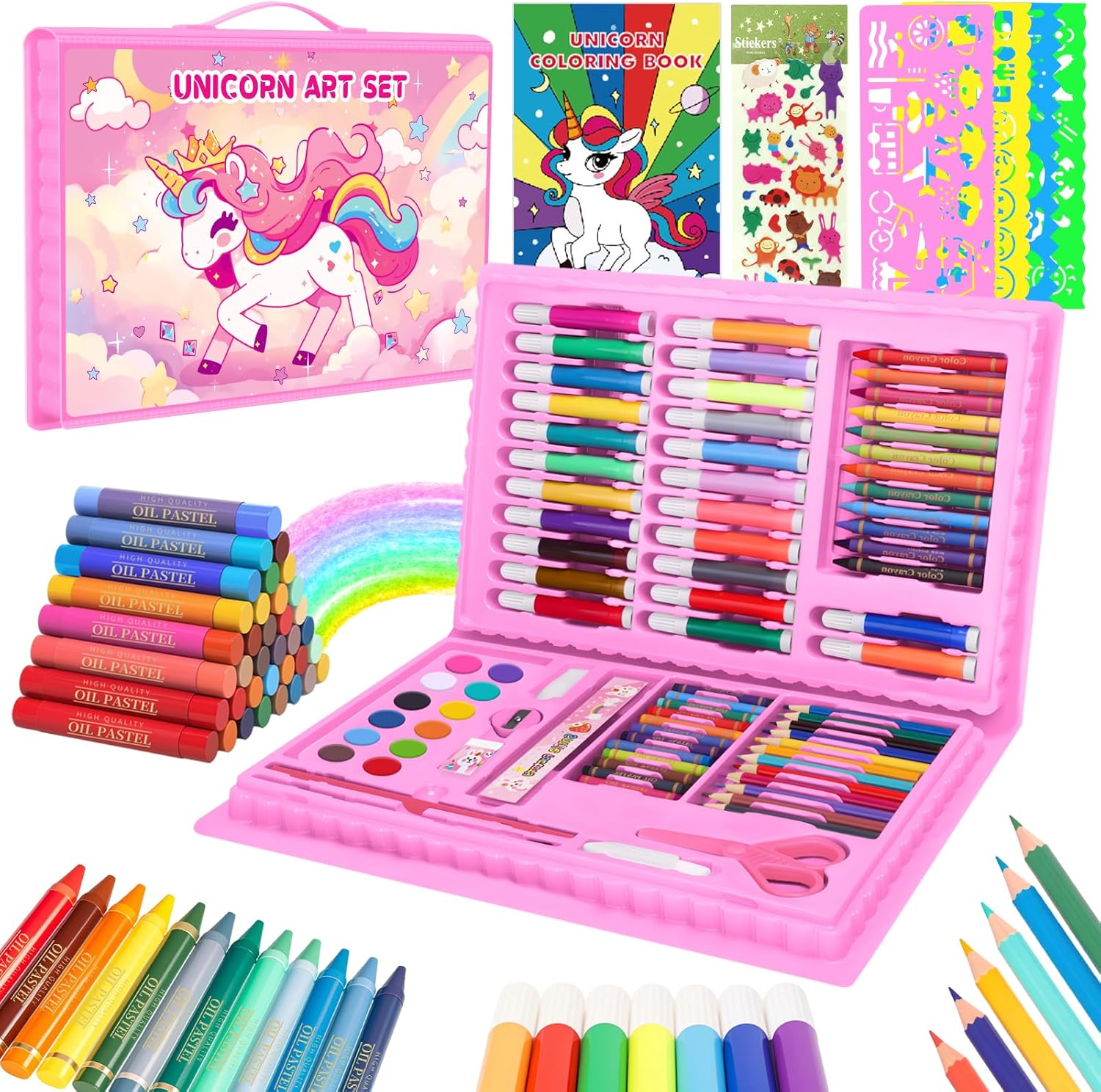 Illustration Marker Set - Coloring Book Set for Kids, Dinosaur