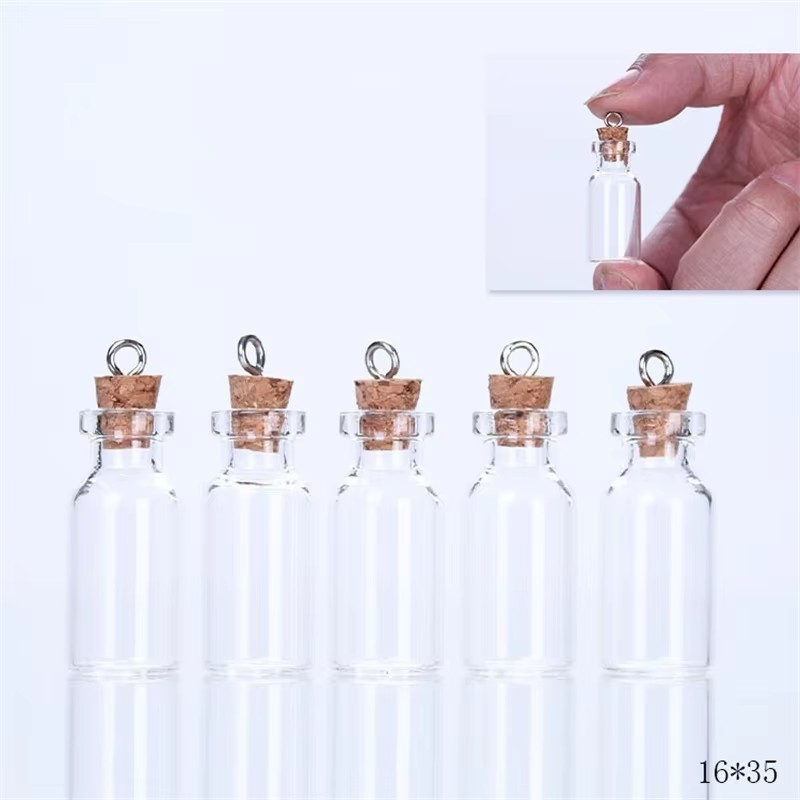 Art Craft Zoo - 600pcs 3ml Small Mini Transparent Glass