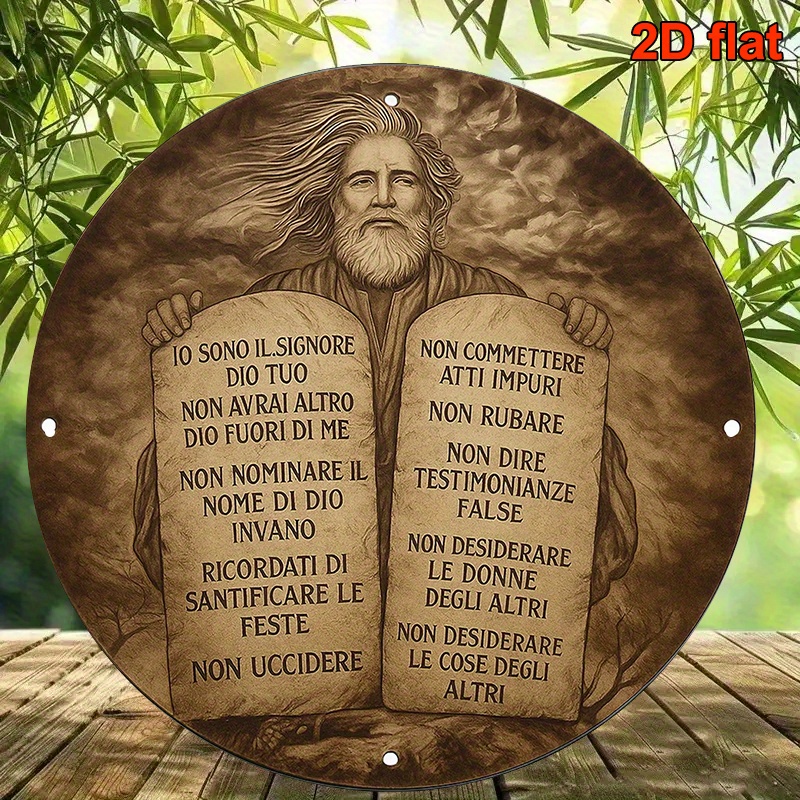 Art & Craft Activities For Toddlers - CIFBUY Rustic Italian Moses 10 Commandments