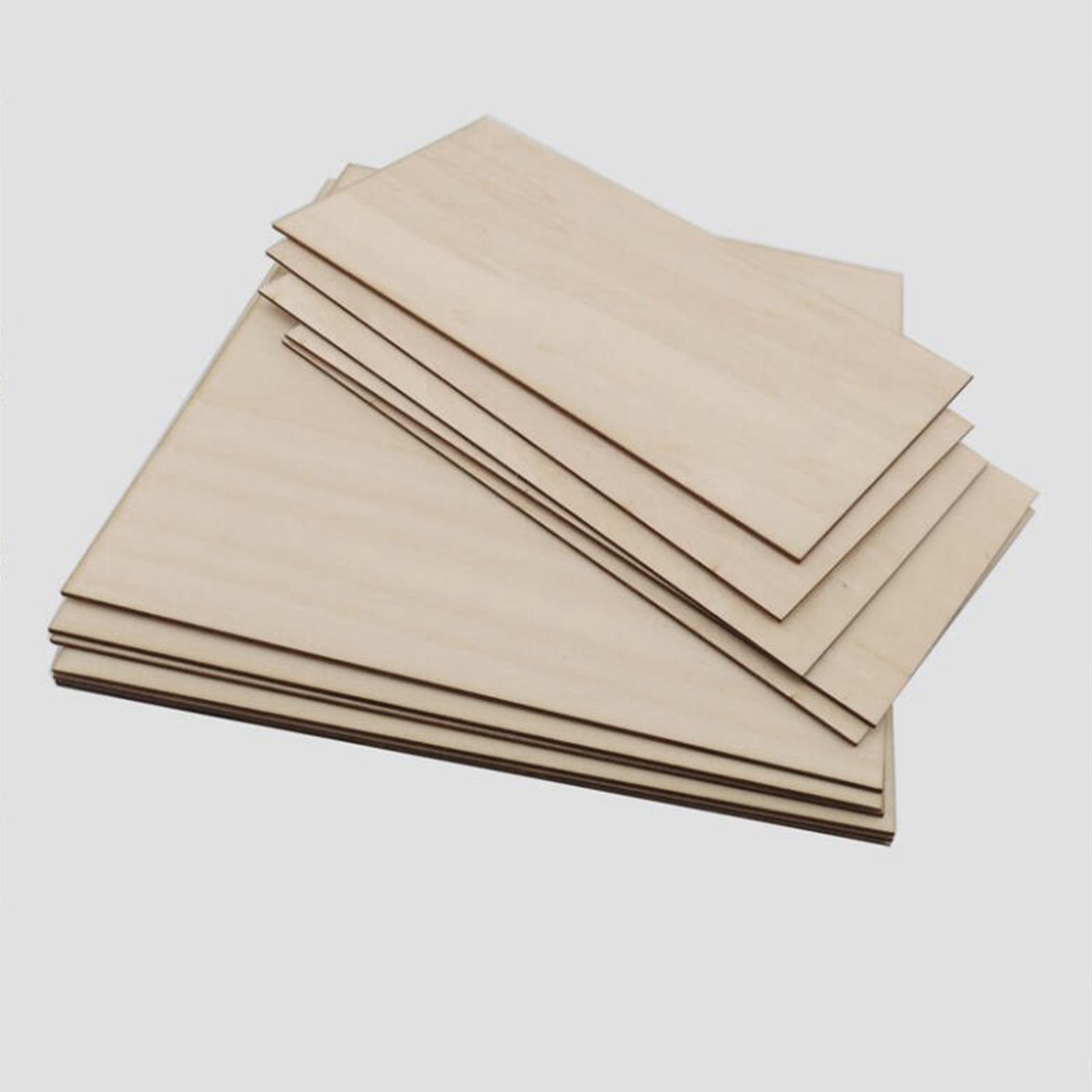 10Pcs Wood Sheets Unfinished B - огляд і ціна Art Craft House Making