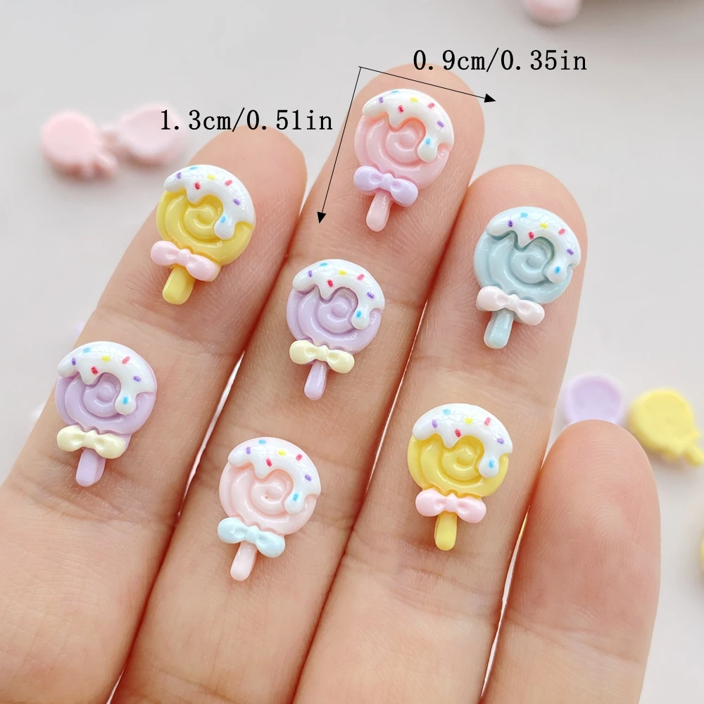 30pcs Resin Colorful 3D Mini L - огляд і ціна Art Craft Ice Cream