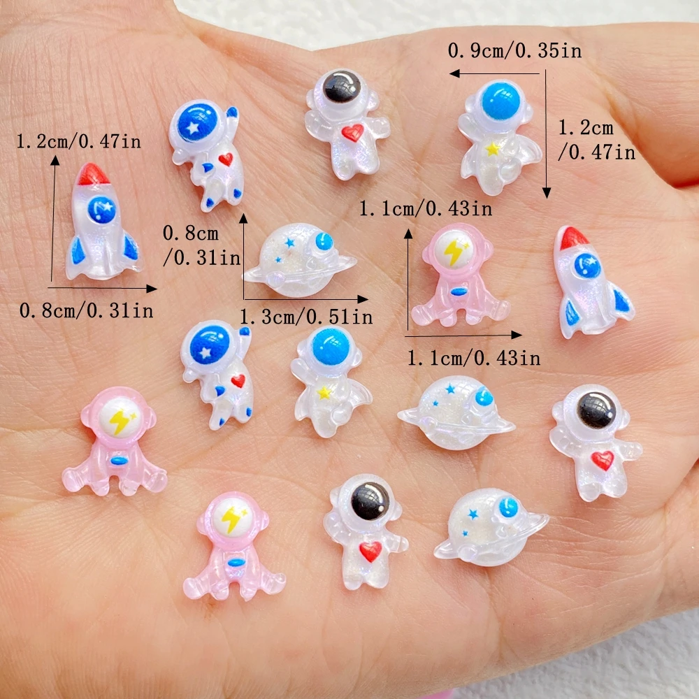50Pcs Resin Cartoon Mini Shini - огляд і ціна Art And Craft Rocket