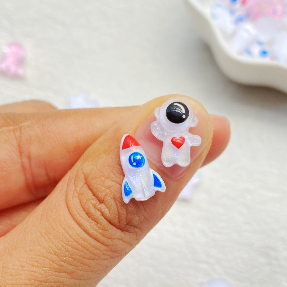 50Pcs Resin Cartoon Mini Shini - огляд і ціна Art And Craft Rocket