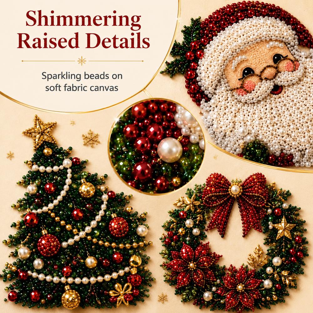 Christmas Santa Claus Pearl Ar - огляд і ціна Art Craft Adult