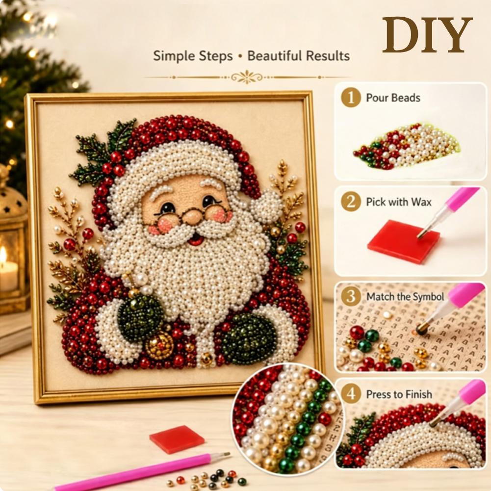 Christmas Santa Claus Pearl Ar - огляд і ціна Art Craft Adult