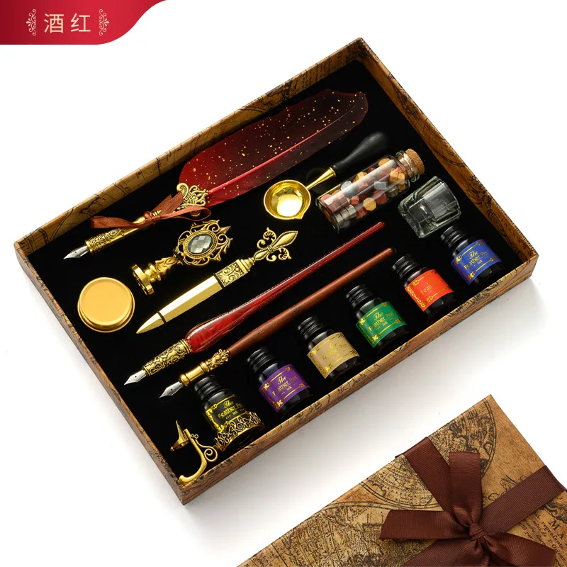 Antique Feather Dip Pen Kit Re - огляд і ціна Batik Wax Kit