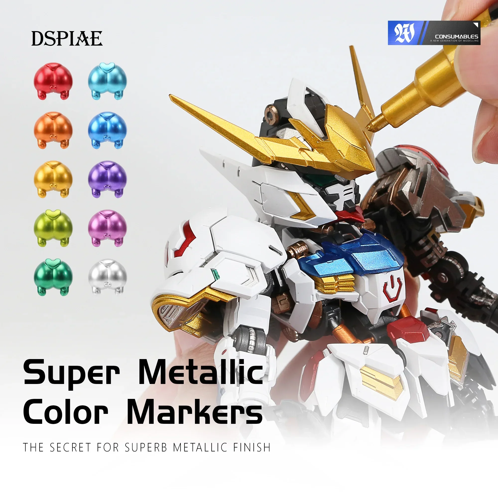 DSPIAE MKA Super Metallic Mark - огляд і ціна Illustration Marker Set