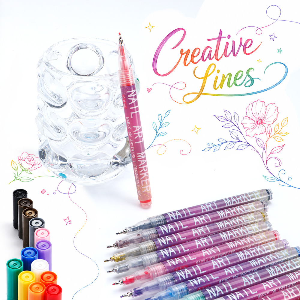12Pcs Fine Line Marker Pen Set - огляд і ціна Illustration Marker Set