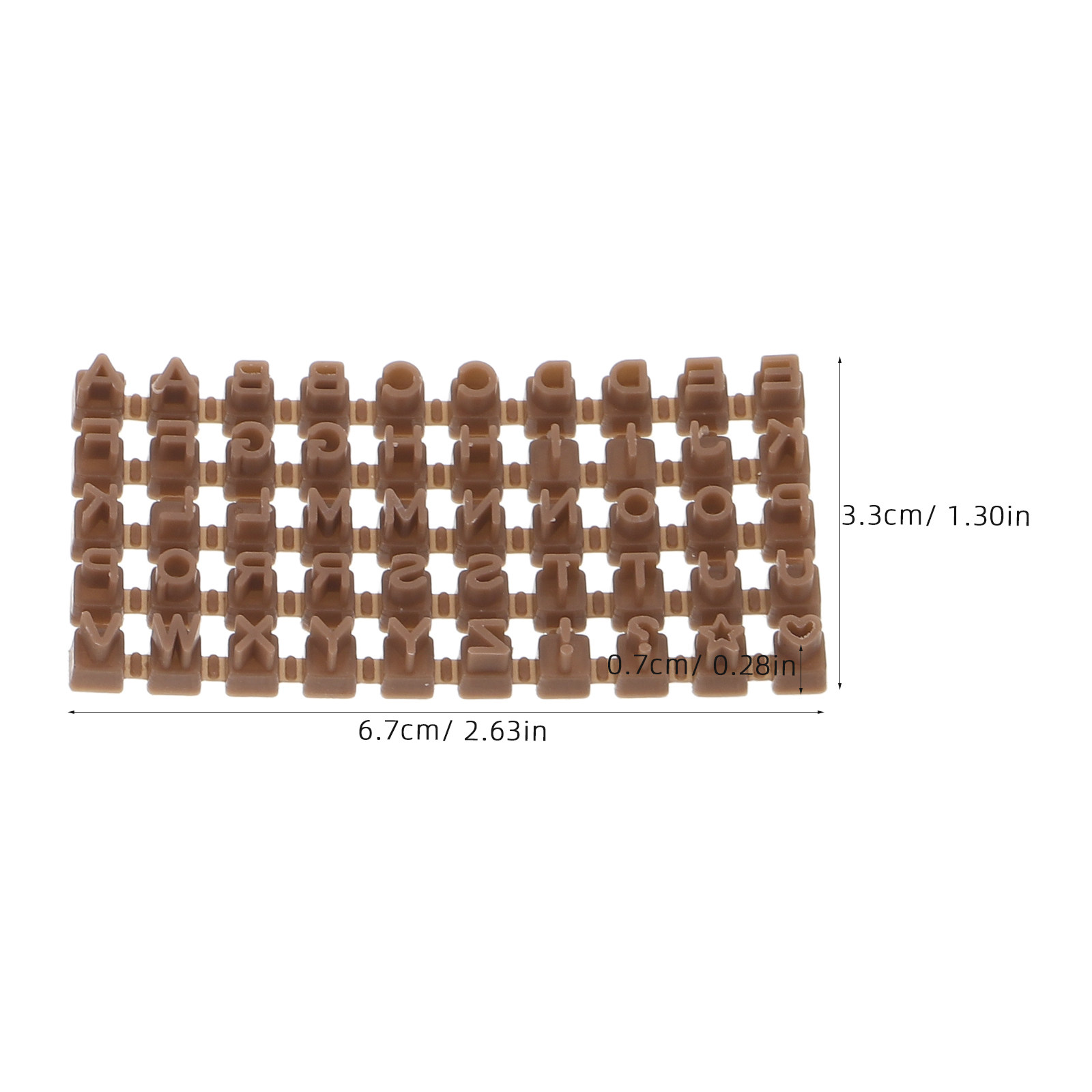 2Sets Clay Letter Stamps Alpha - огляд і ціна Air Dry Clay