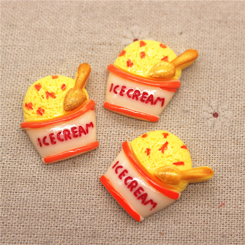 10pcs Mix Colors Kawaii Resin  - огляд і ціна Art Craft Ice Cream