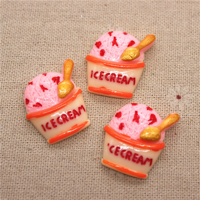 10pcs Mix Colors Kawaii Resin  - огляд і ціна Art Craft Ice Cream