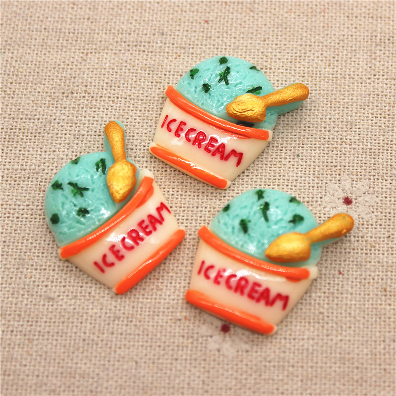 10pcs Mix Colors Kawaii Resin  - огляд і ціна Art Craft Ice Cream