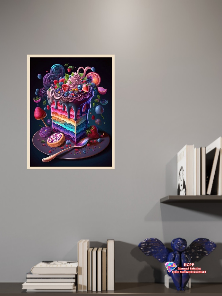 Ice Cream Cake Food Diamond Pa - огляд і ціна Art Craft Ice Cream