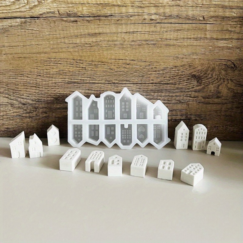 European-Style Christmas House - огляд і ціна Art Craft House Making