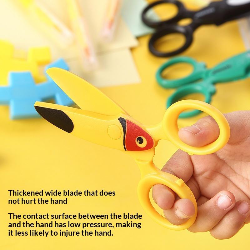3Pcs Kids Plastic Scissors Cut - огляд і ціна Art Craft For Preschoolers