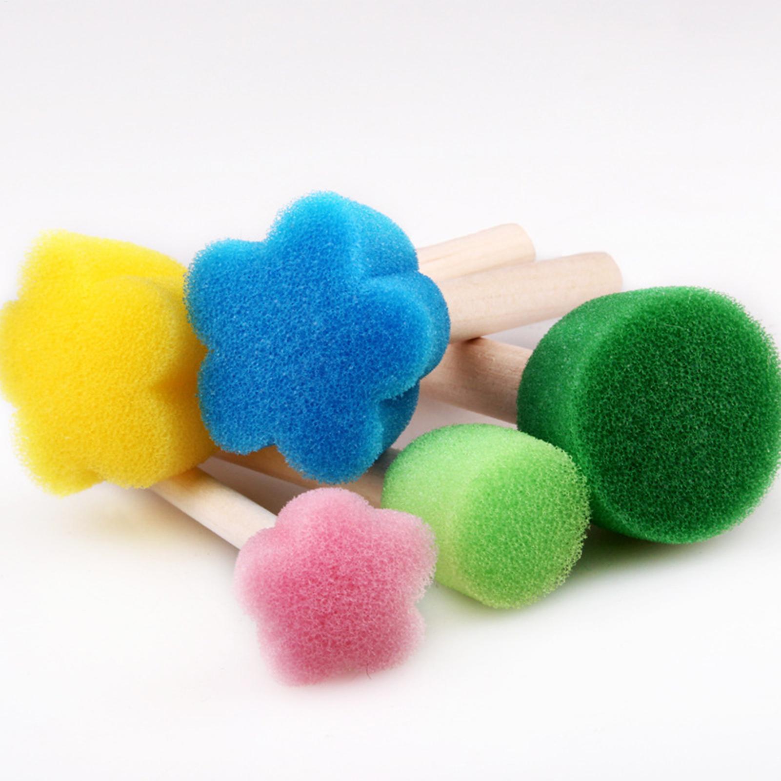 5PCS Reusable Kids Paint Spong - огляд і ціна Art Craft For Preschoolers