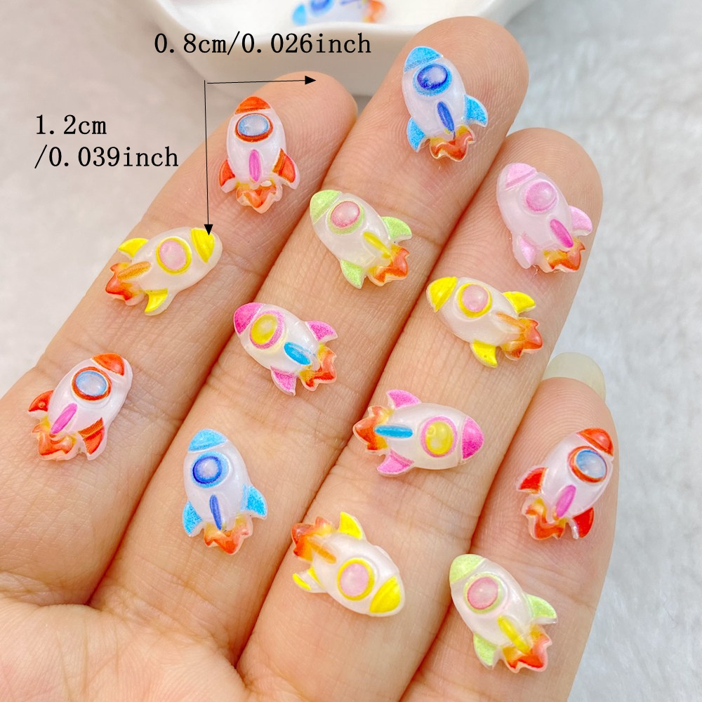 50Pcs New Mixed Nail Art Resin - огляд і ціна Art And Craft Rocket