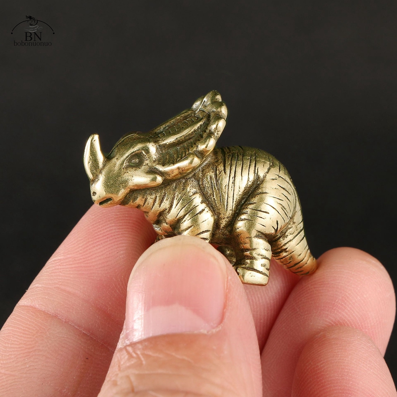 Solid Brass horned dinosaur Ju - огляд і ціна Dinosaur And Craft