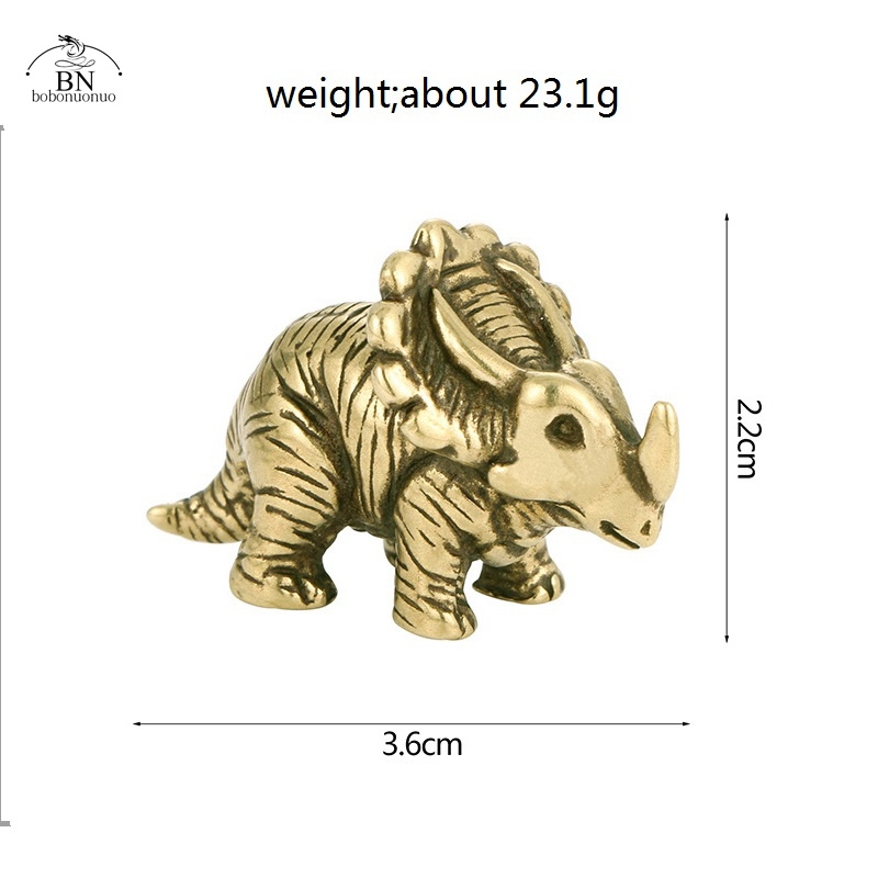 Solid Brass horned dinosaur Ju - огляд і ціна Dinosaur And Craft