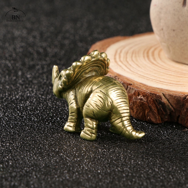 Solid Brass horned dinosaur Ju - огляд і ціна Dinosaur And Craft