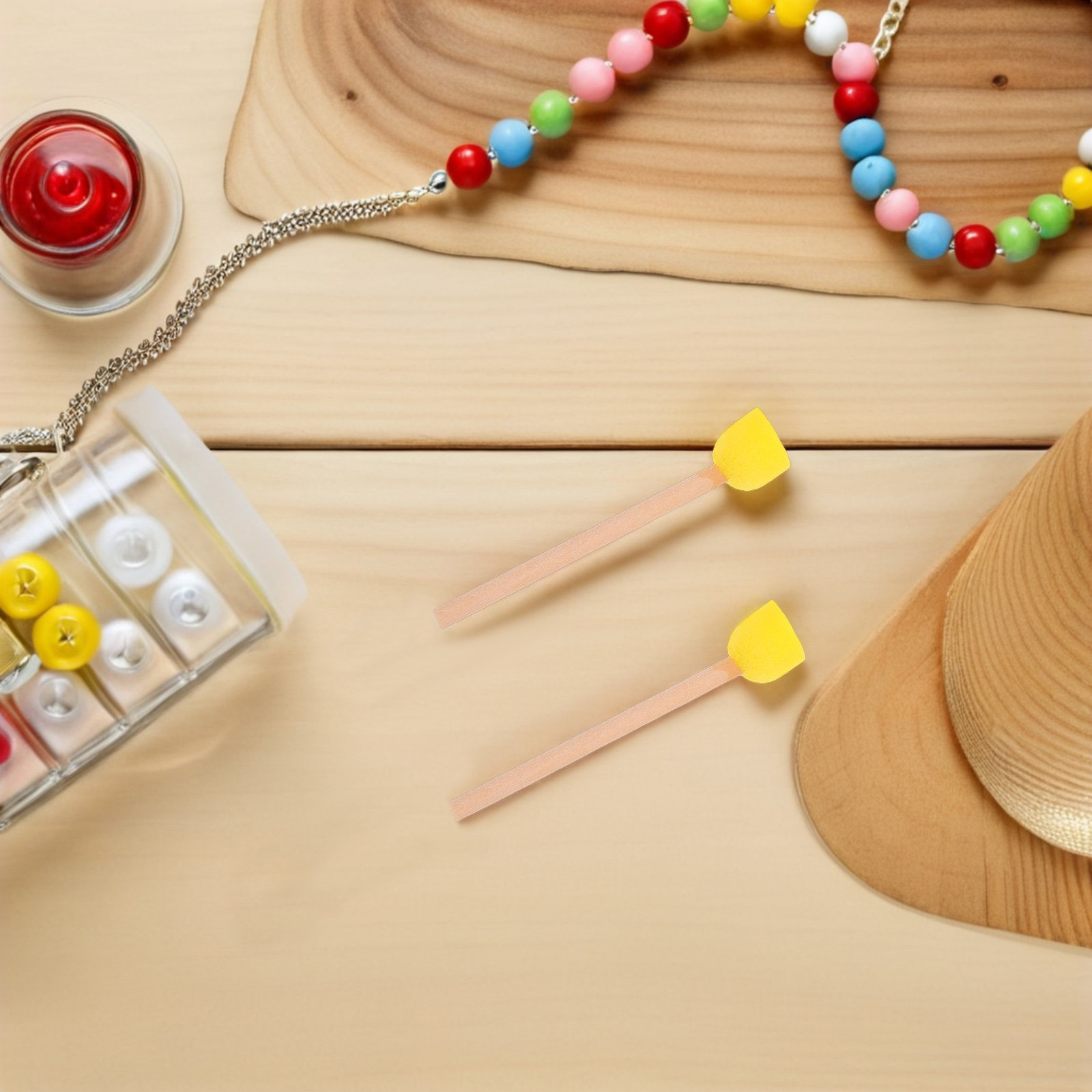 80Pcs Round Sponge Brushes Woo - огляд і ціна Art Craft For Preschoolers