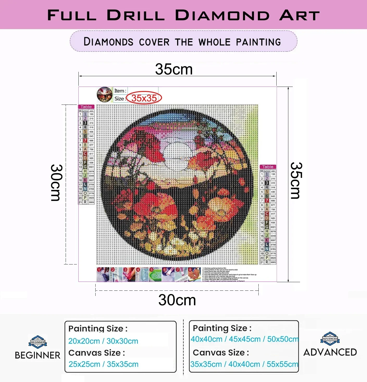 Diamond Painting DIY Colorful  - огляд і ціна Art Craft Village