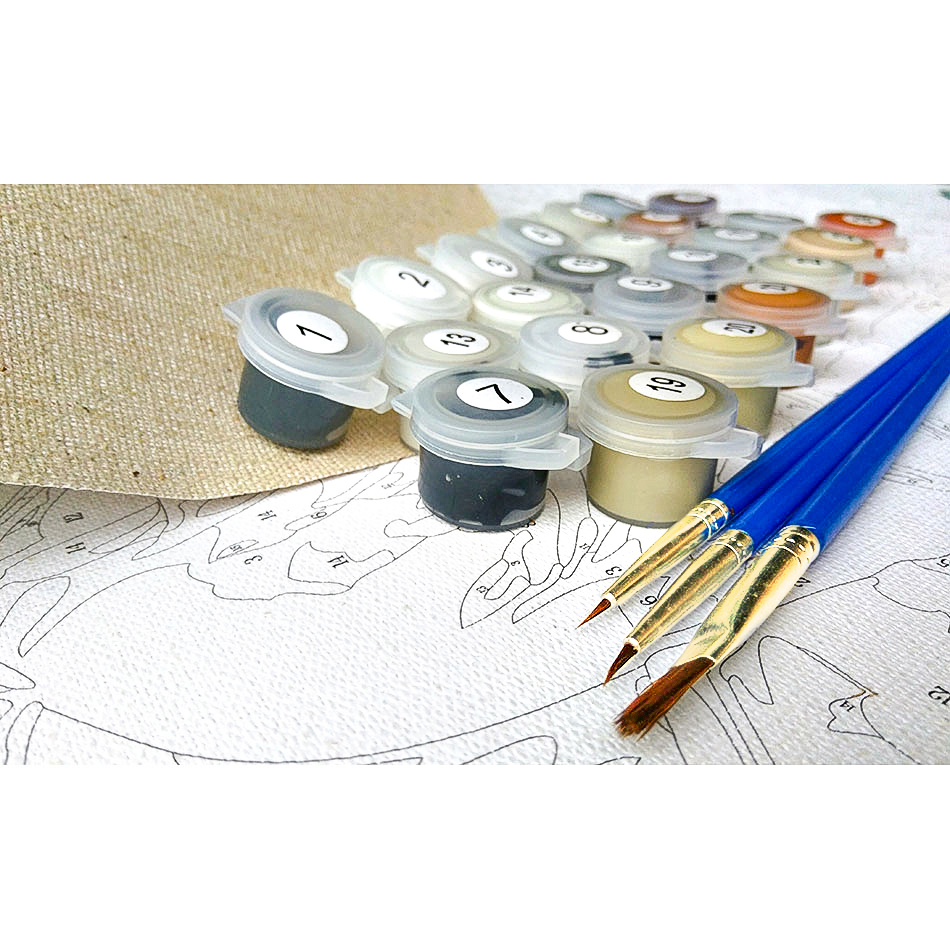 1PCS Frameless   Village Paint - огляд і ціна Art Craft Village