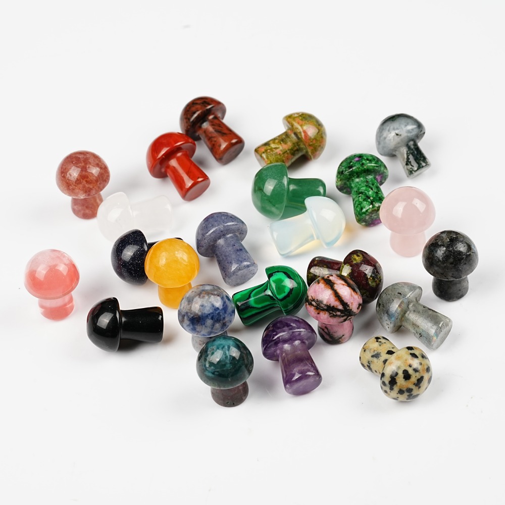 Natural Crystal Mushroom Gemst - огляд і ціна Art And Craft Jungle