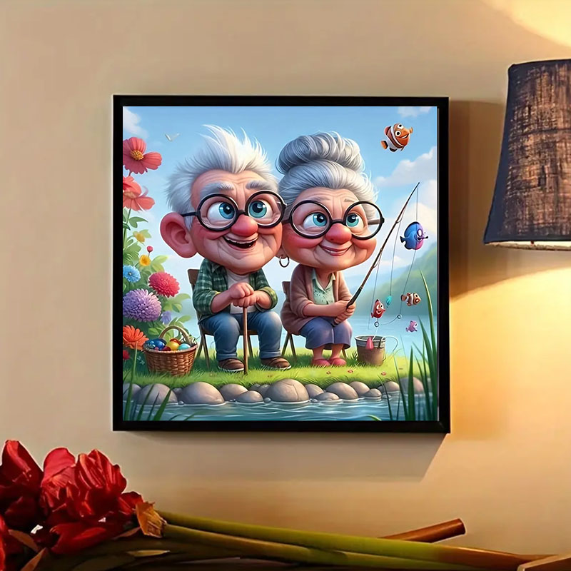 Grandparents Fishing Diamond P - огляд і ціна Art Craft Adult