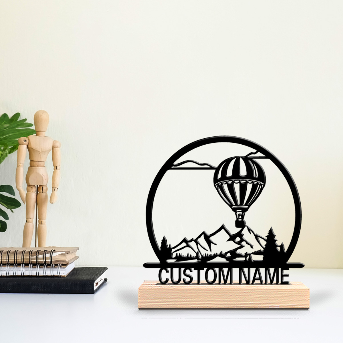 1pc Hot air balloon Customized - огляд і ціна Art Craft Usa