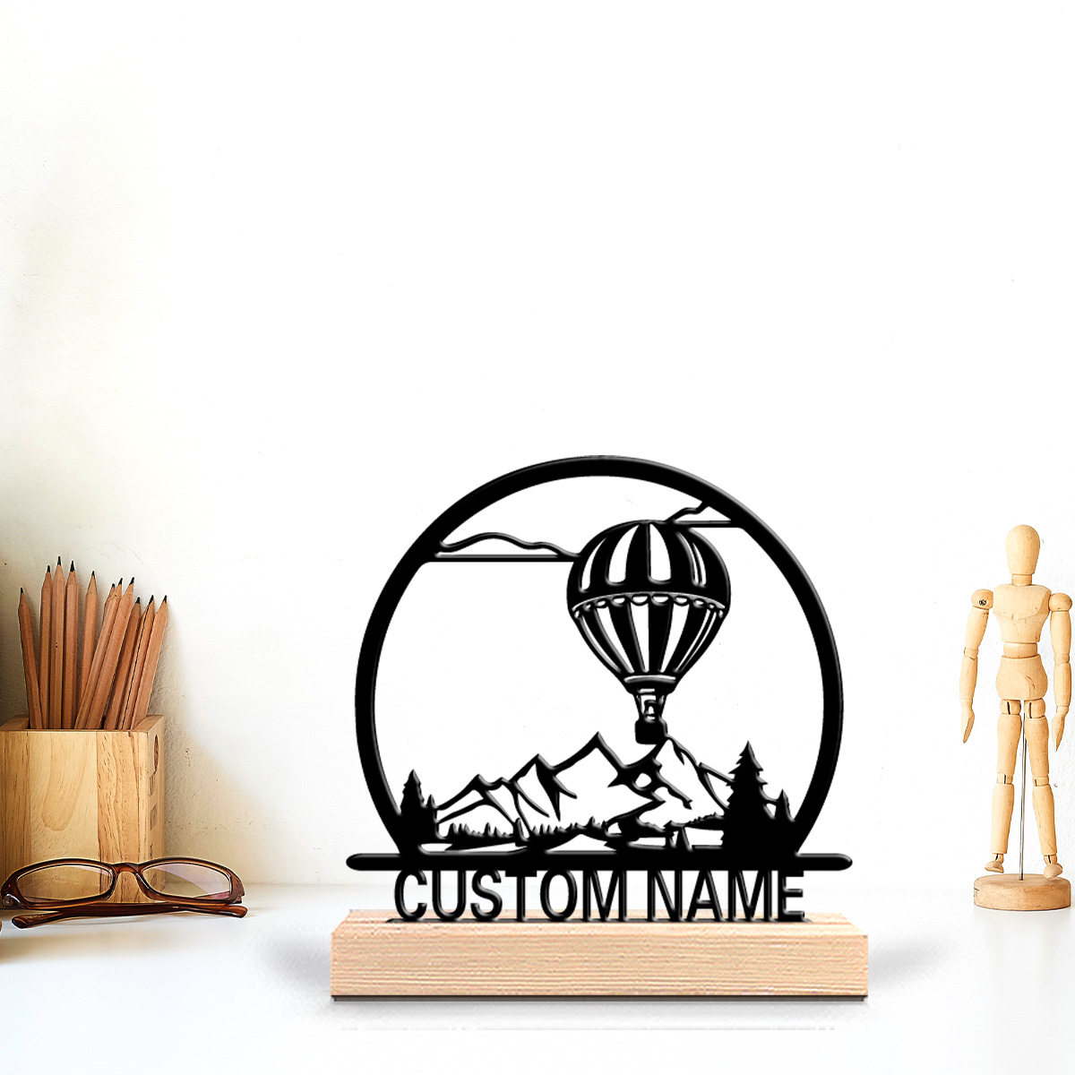 1pc Hot air balloon Customized - огляд і ціна Art Craft Usa