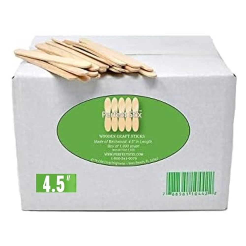 210 Pcs Natural Wood Ice Cream - огляд і ціна Art Craft Ice Cream
