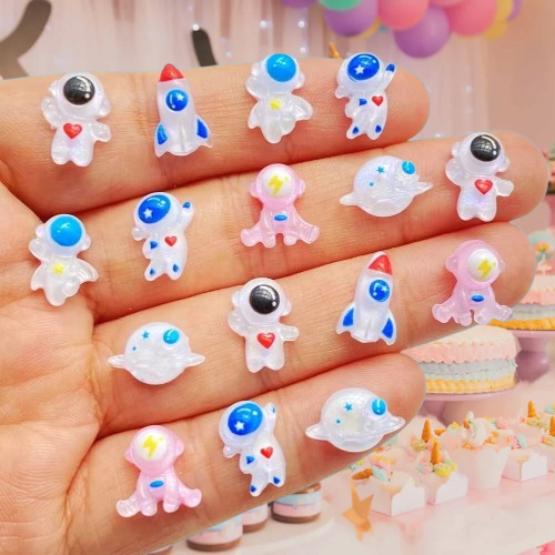 250pcs Mixed Resin Mini Cartoo - огляд і ціна Art And Craft Rocket