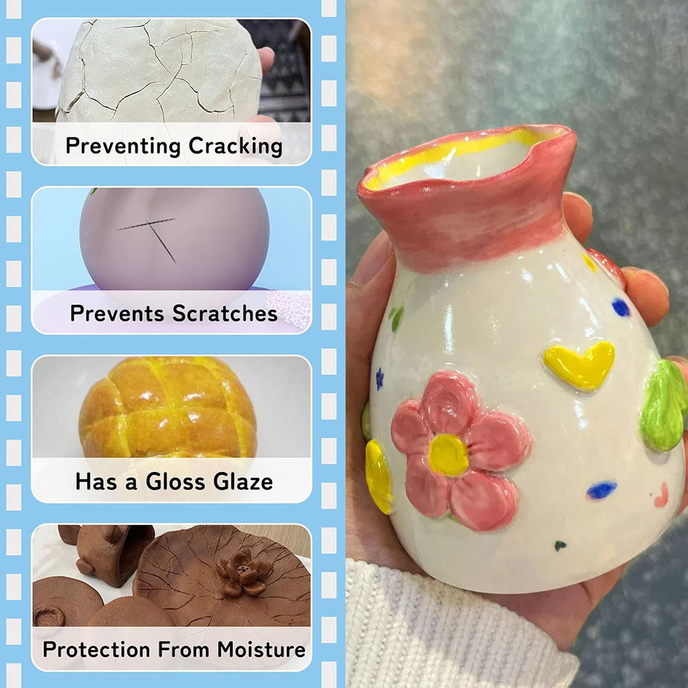 10ML Air Dry Clay Glaze, Air D - огляд і ціна Air Dry Clay