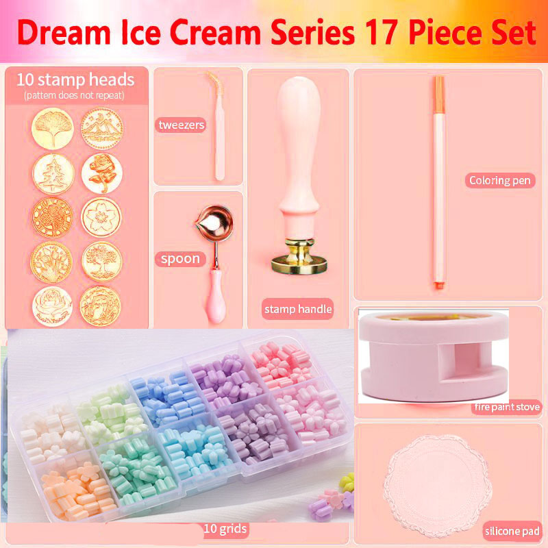 NEW Wax Seal Stamp Set Lacquer - огляд і ціна Batik Wax Kit