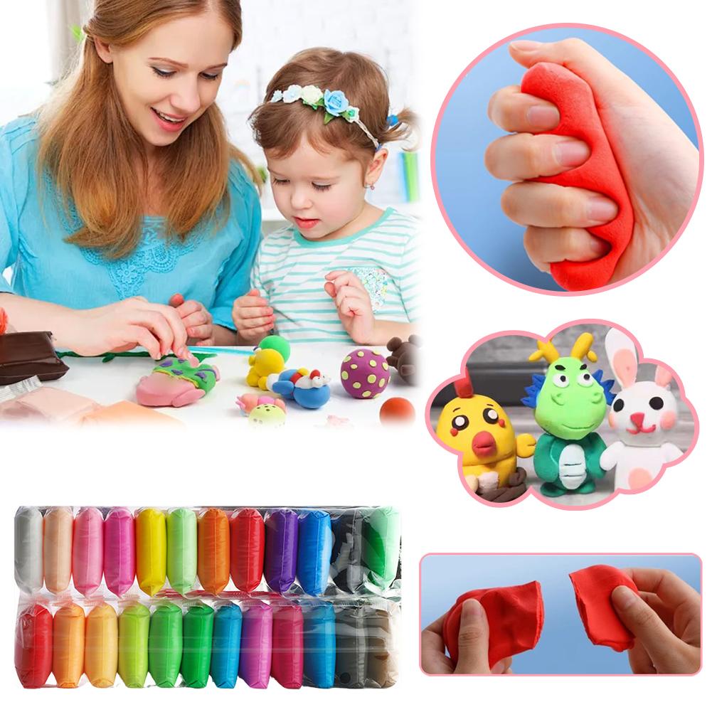 12/24/36Pcs Air Dry Clay Ultra - огляд і ціна Air Dry Clay
