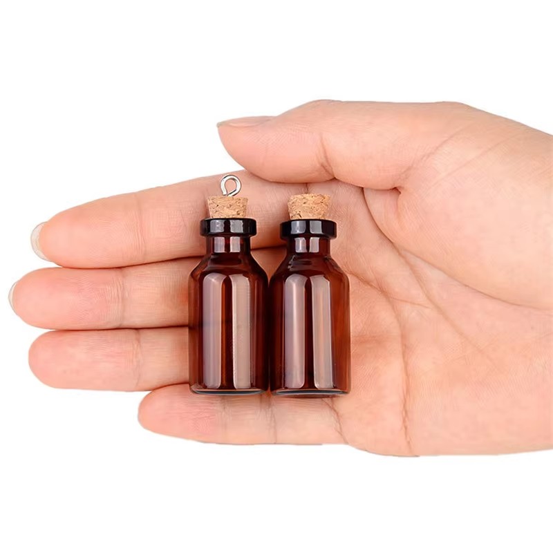 200pcs Small Amber Glass Bottl - огляд і ціна Art Craft Zoo
