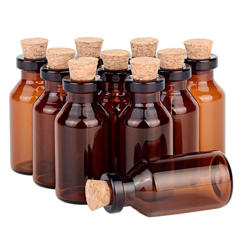 200pcs Small Amber Glass Bottl - огляд і ціна Art Craft Zoo