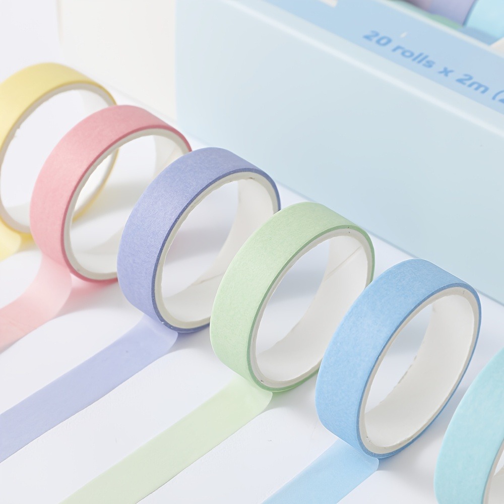20 rolls of macaron tape, 0.4i - огляд і ціна Art Craft Stationery