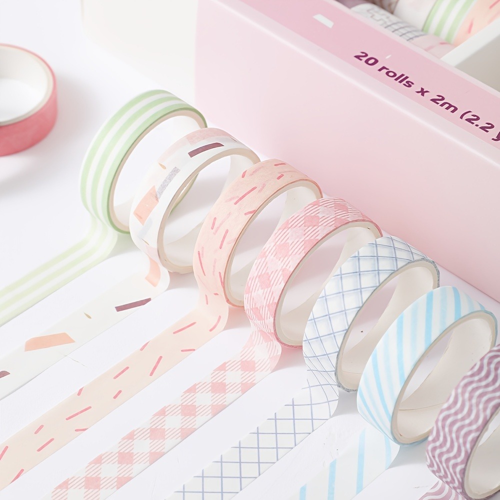 20 rolls of macaron tape, 0.4i - огляд і ціна Art Craft Stationery