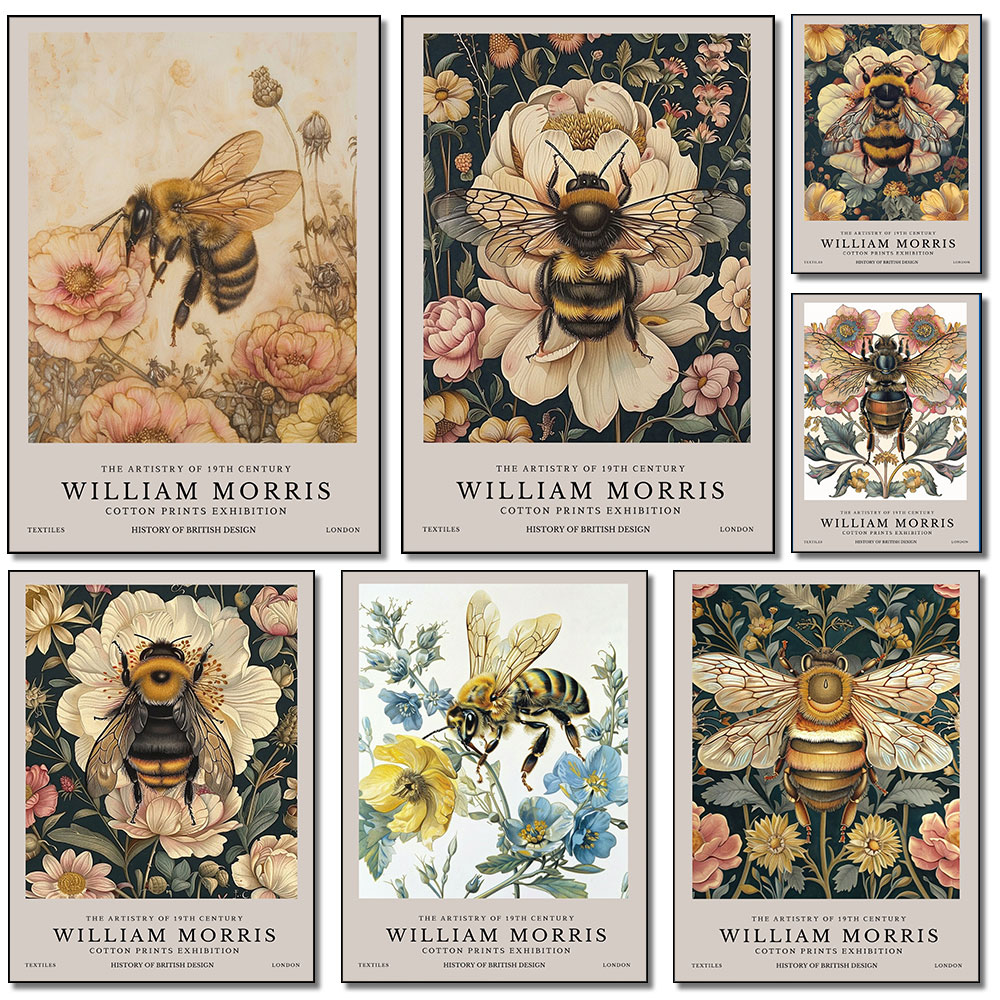 Retro William Morris Bees and  - огляд і ціна Art Craft William Morris